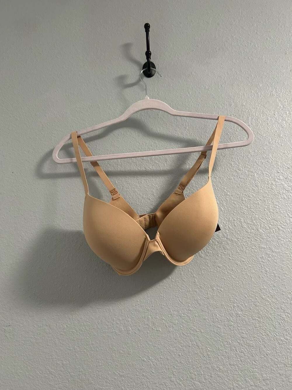 Target Brands Front Close Push Up T-Shirt Bra Tan Size 32DD New